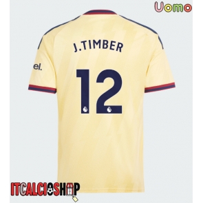 Arsenal Jurrien Timber #12 Terza Maglia 2026-27 Manica Corta
